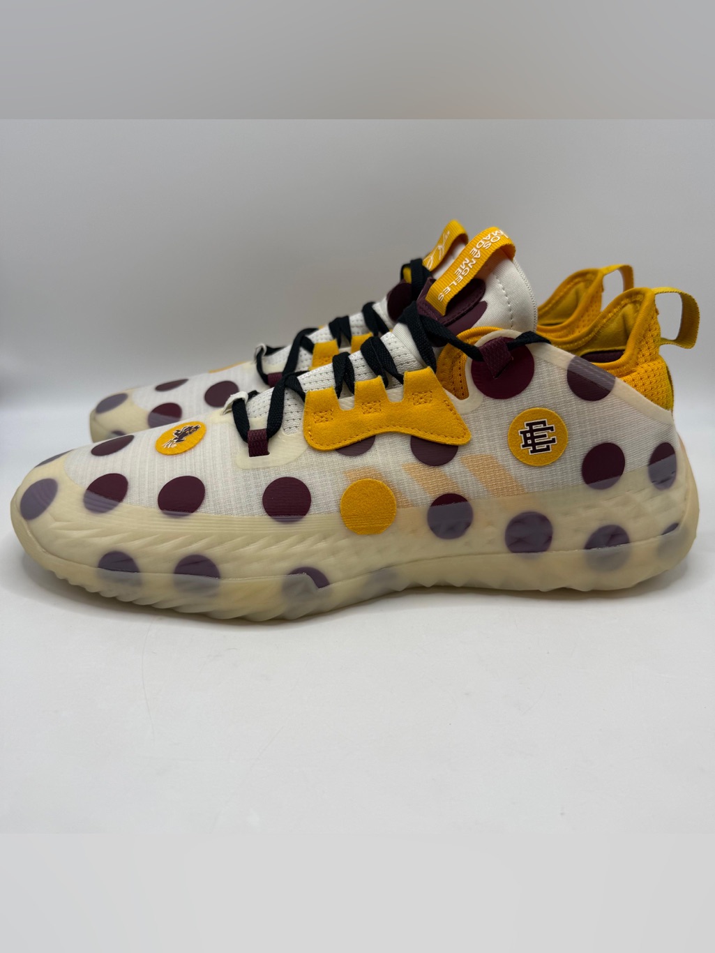 Adidas Harden Vol. 5 Arizona State Polka Dot Basketball Shoes Men’s 12.5us